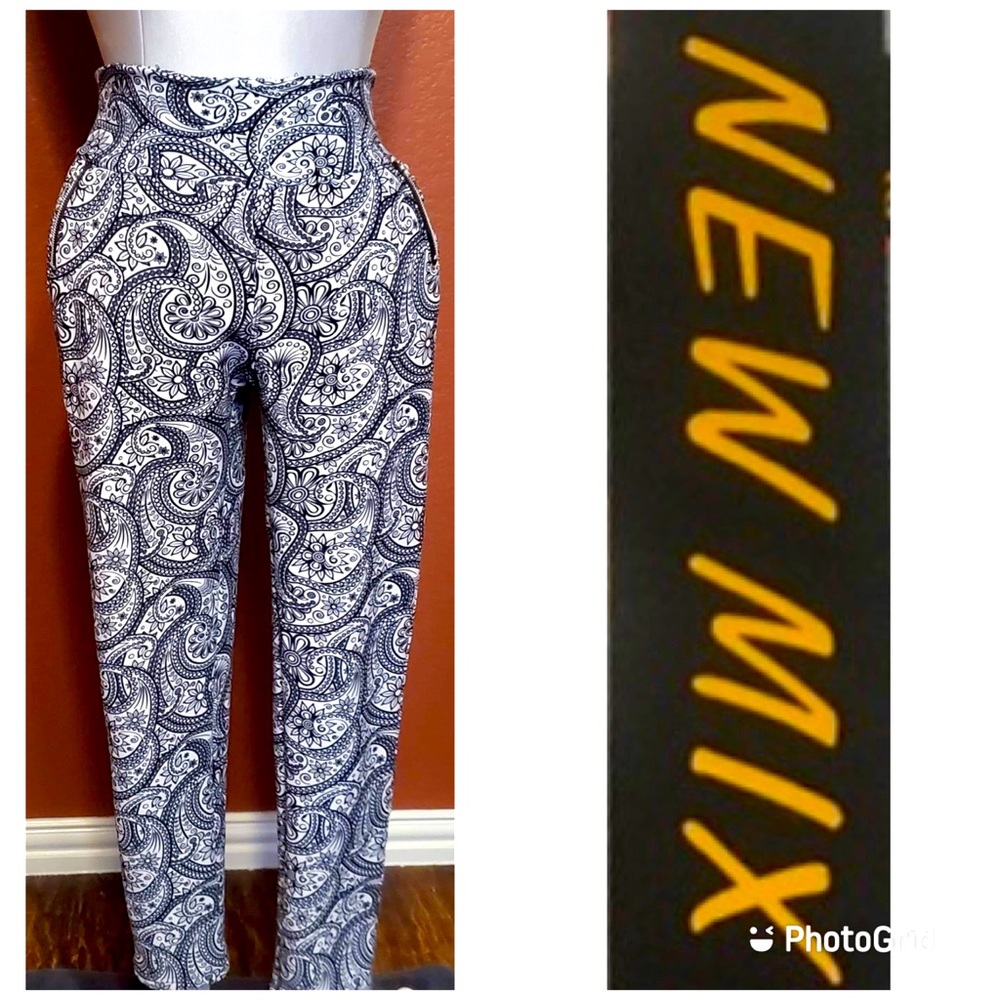 Paisley pattern leggings